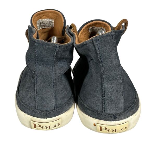 Polo Ralph Lauren Chukka Boots Navy Blue Mens Sz 9.5 D Edwin Preppy main image 8